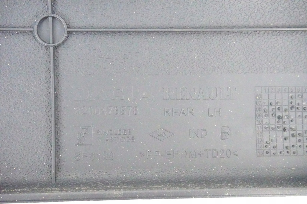 фото №10, Logan i 1 mcv nowa молдинг двері лівий задня задня ліва оригінал