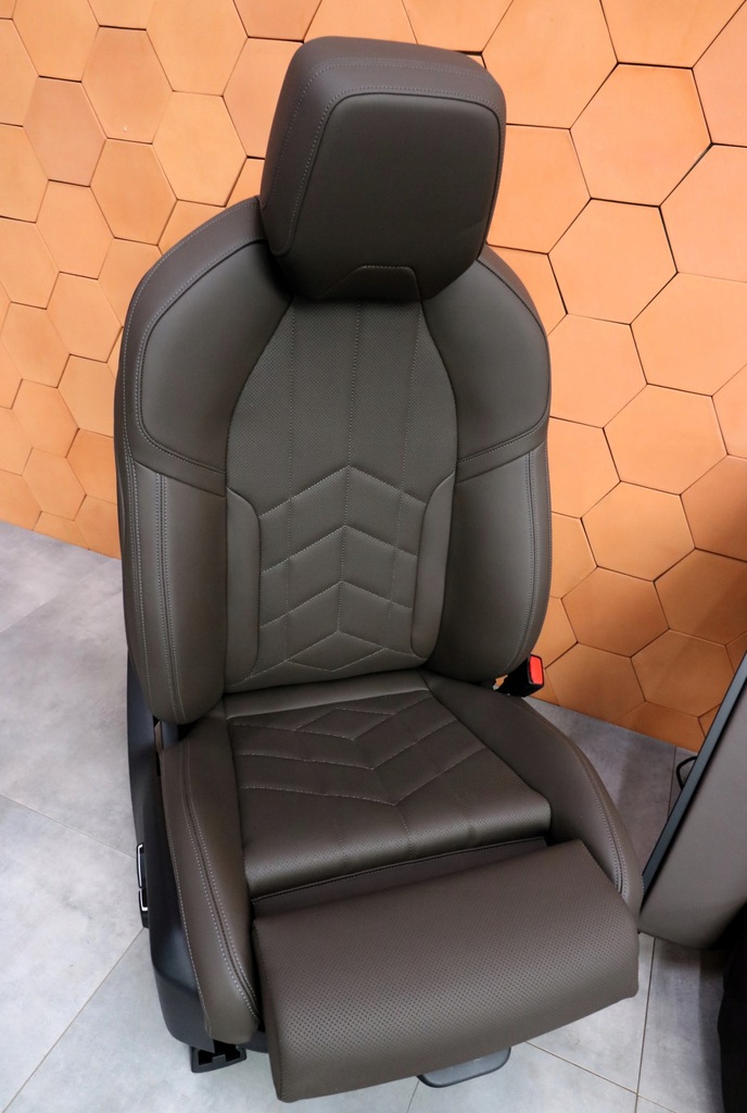 фото №9, Bmw 5' g60 салон сиденья с подогревом память veganza espresso коричневый bowers