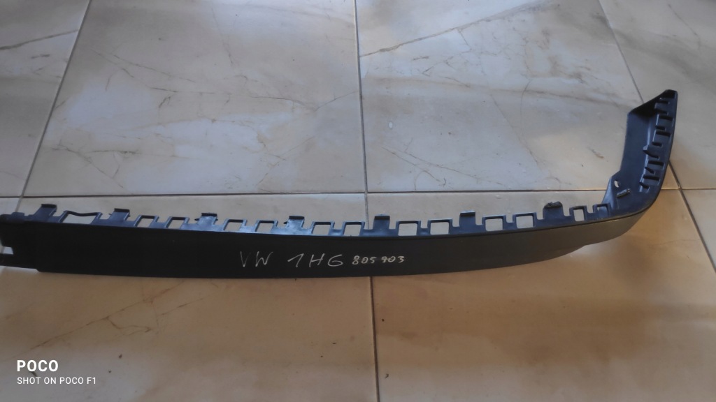 фото №1, Накладка спойлер бампера vw golf 3