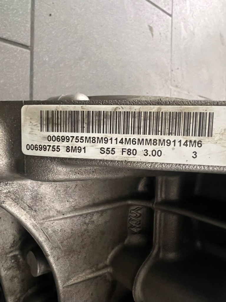 фото №12, Блок двигателя bmw f87 f30 f80 m mpower 3.0 s55b30a