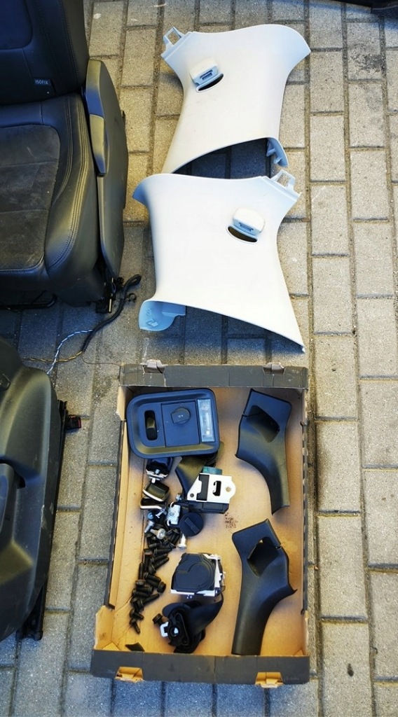 Vw sharan ii 7n 7n0 10- сидіння сидіння 7 осіб шкіра alcantara ремені в Україні