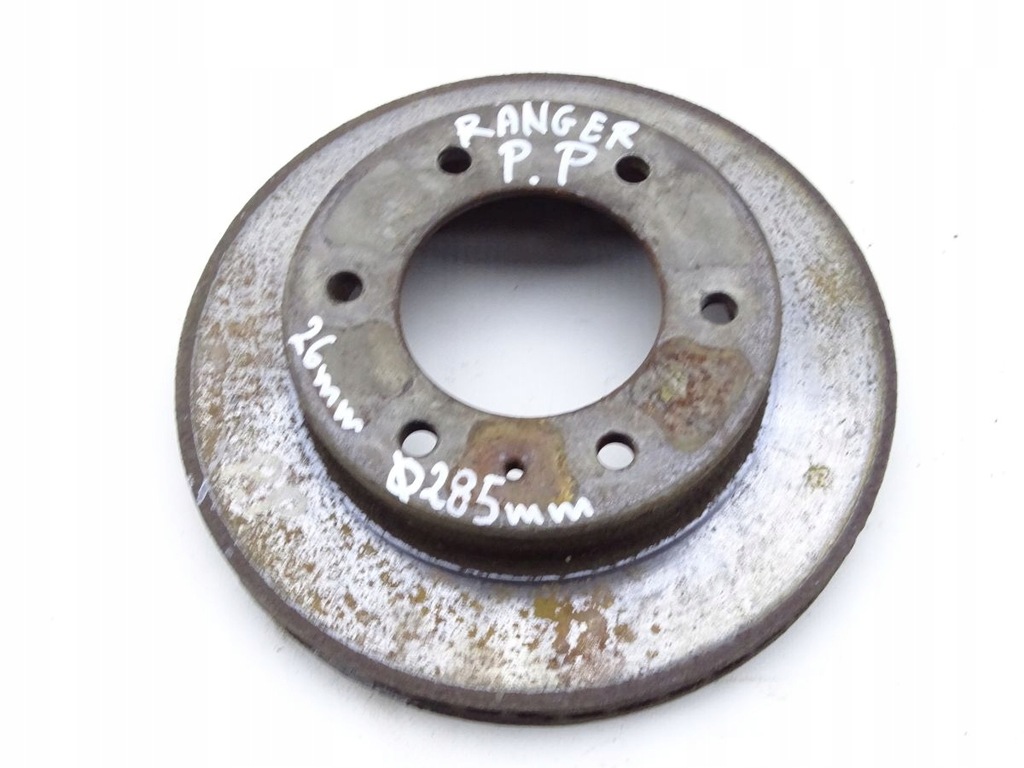 фото №1, Ford ranger ii mazda b2500 98-06 диск гальмівна перед 285mm