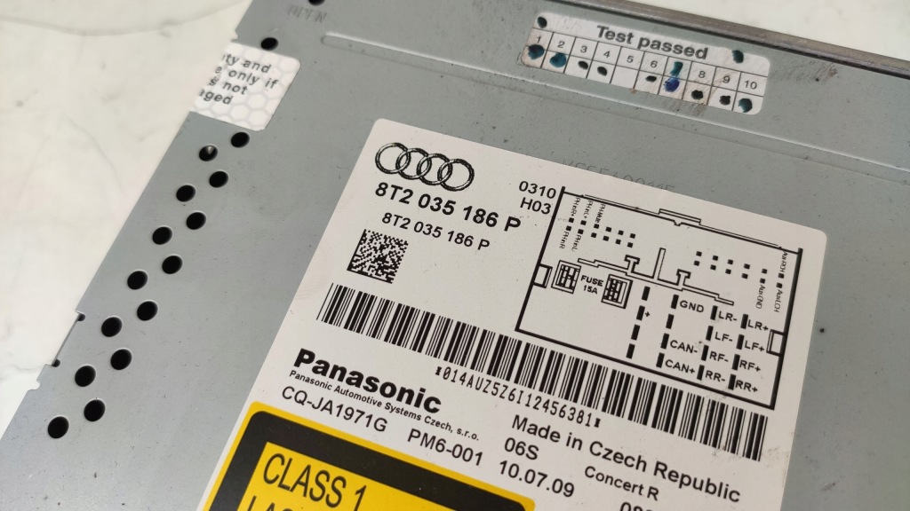 фото №2, Audi a4 b8 a5 8t радио cd concert 8t2035186p uk