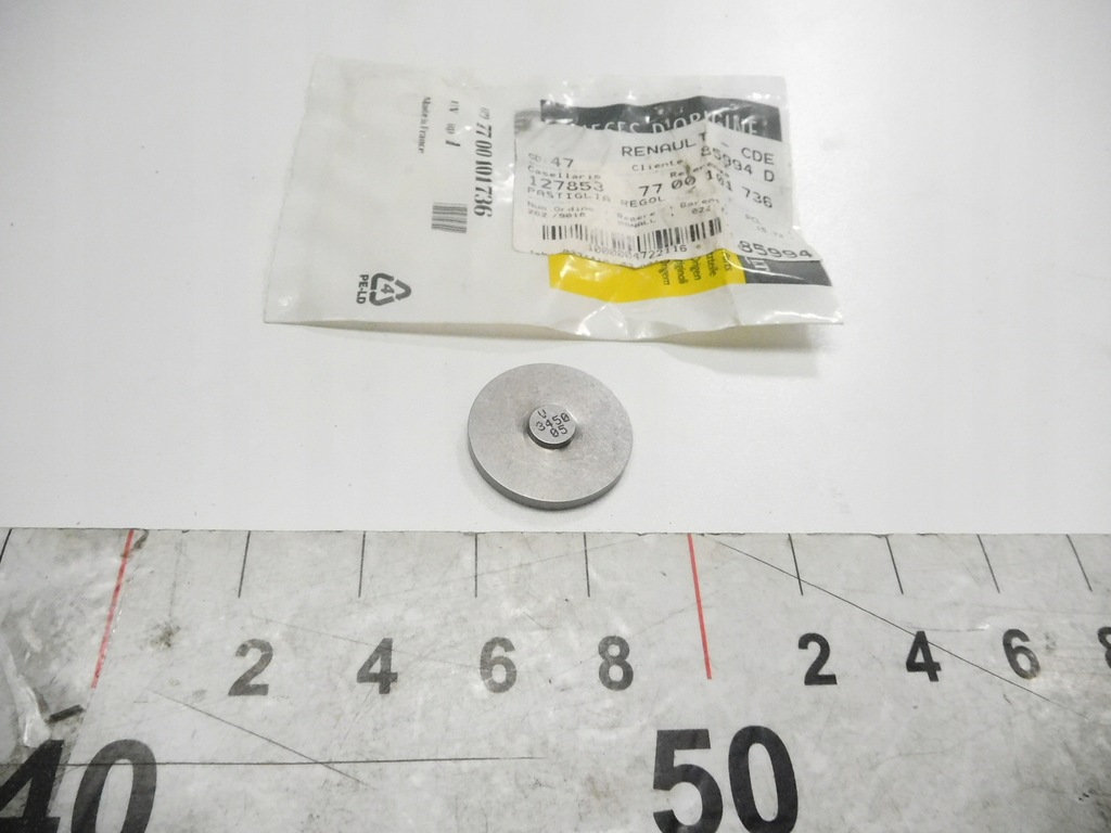 фото №7, Пластина регулировки клапана renault clio i 7700101736