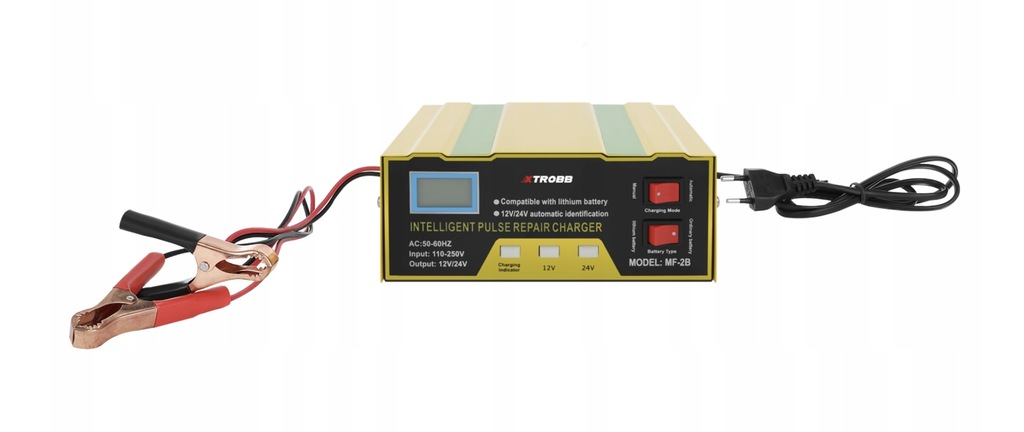 фото №11, Випрямляч автомобільний 12v i 24v зарядний пристрій акумулятор 10a універсальний