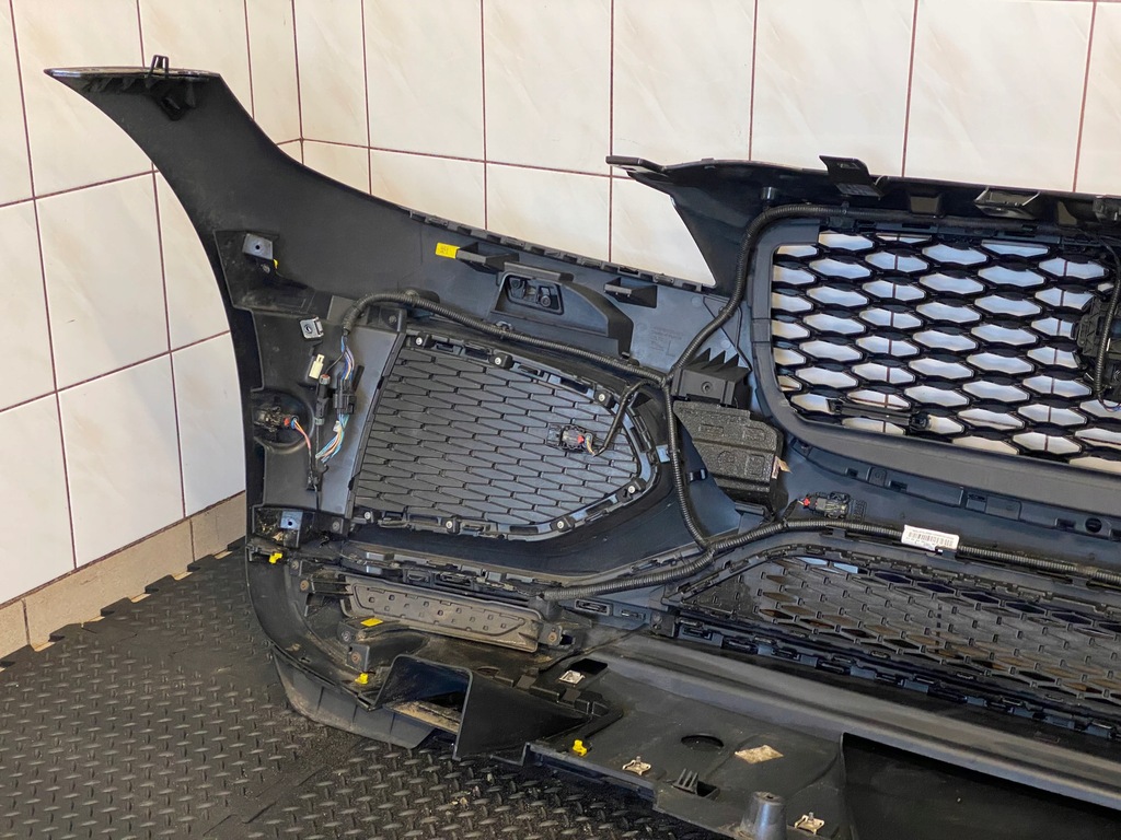 фото №12, Бампер перед jaguar f-pace x761 lift 1au grey r-dynamic камера+ радар