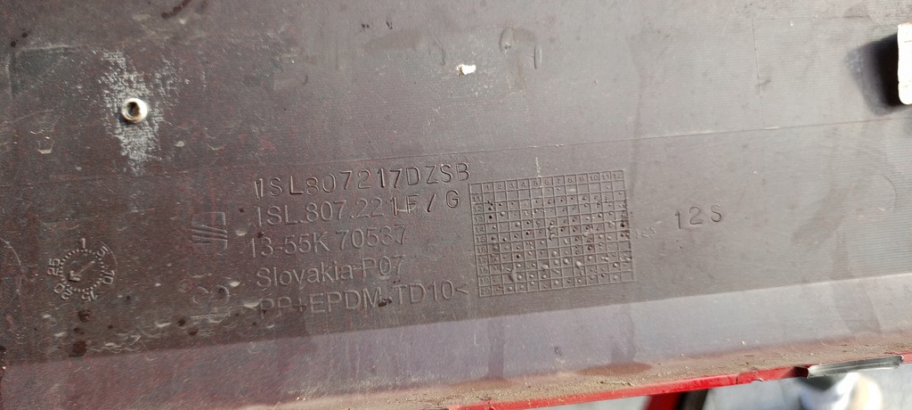 фото №7, Бампер перед передний seat mii 11-17rok 1sl 1sl807217d 1sl807221f оригинал