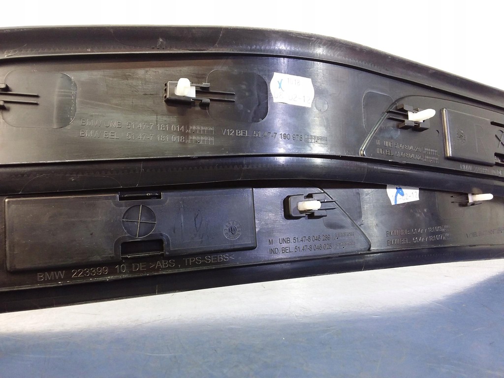 фото №7, Bmw 7 f01 накладки декоративні порогові m набір 8046135