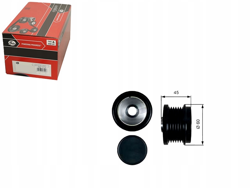 фото №1, Генератор - зчеплення односторонній gates oap7155