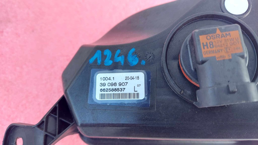 фото №5, Opel astra k v 15- противотуманная фара левый перед передний