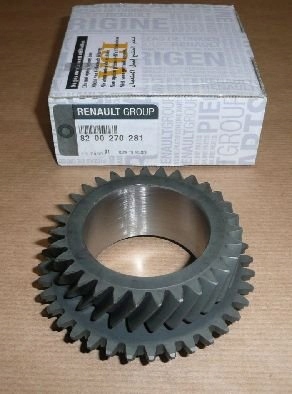 фото №1, Колесо зубчасте 5 передача renault pk6 pf6 8200270281 оригінальний номер