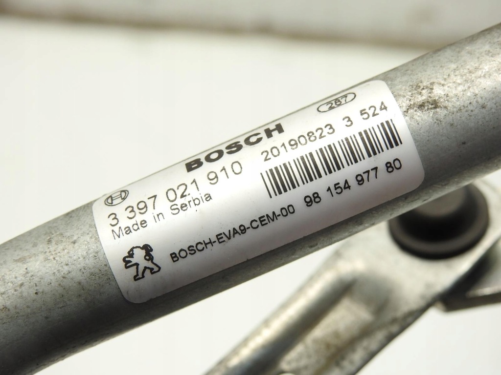 фото №8, Механизм дворник передних peugeot 208 3397021910