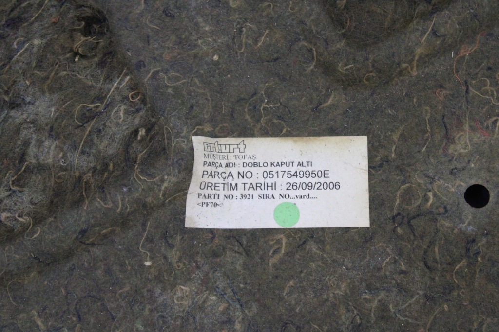 фото №7, Fiat doblo i lift 2004r- шумоизоляция шумоизоляция подкрылок капот + клипсы