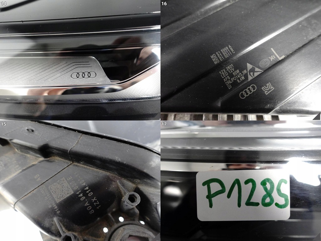 фото №12, Audi q5 sq5 ii 80a fy lift 21- matrix full led лампа ліва перед eu 035e