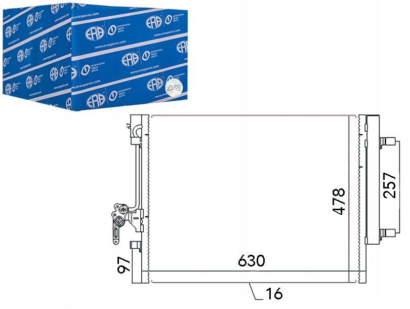 фото №1, Конденсатор кондиціонера era