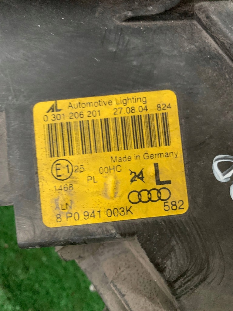фото №11, Лампа перед передняя левая audi a3 s3 8p 8p0941003k wwa