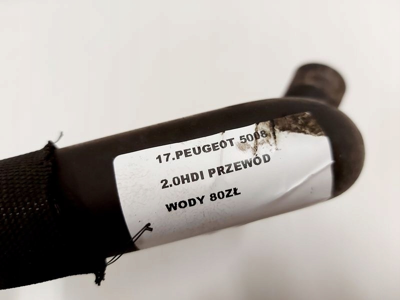 фото №4, Peugeot 5008 1 i 2.0 hdi шланг wąż wody рідина трубка