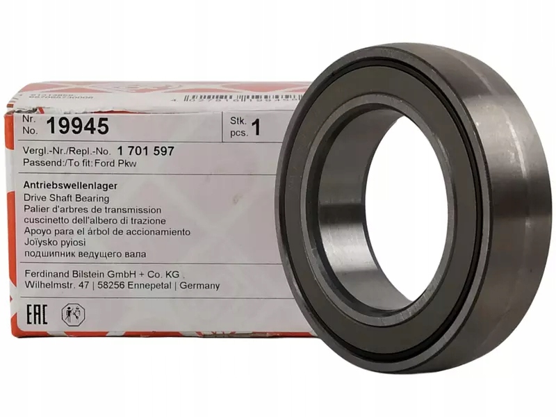 фото №2, Febi подшипник опоры полуось ford fiesta v vi puma