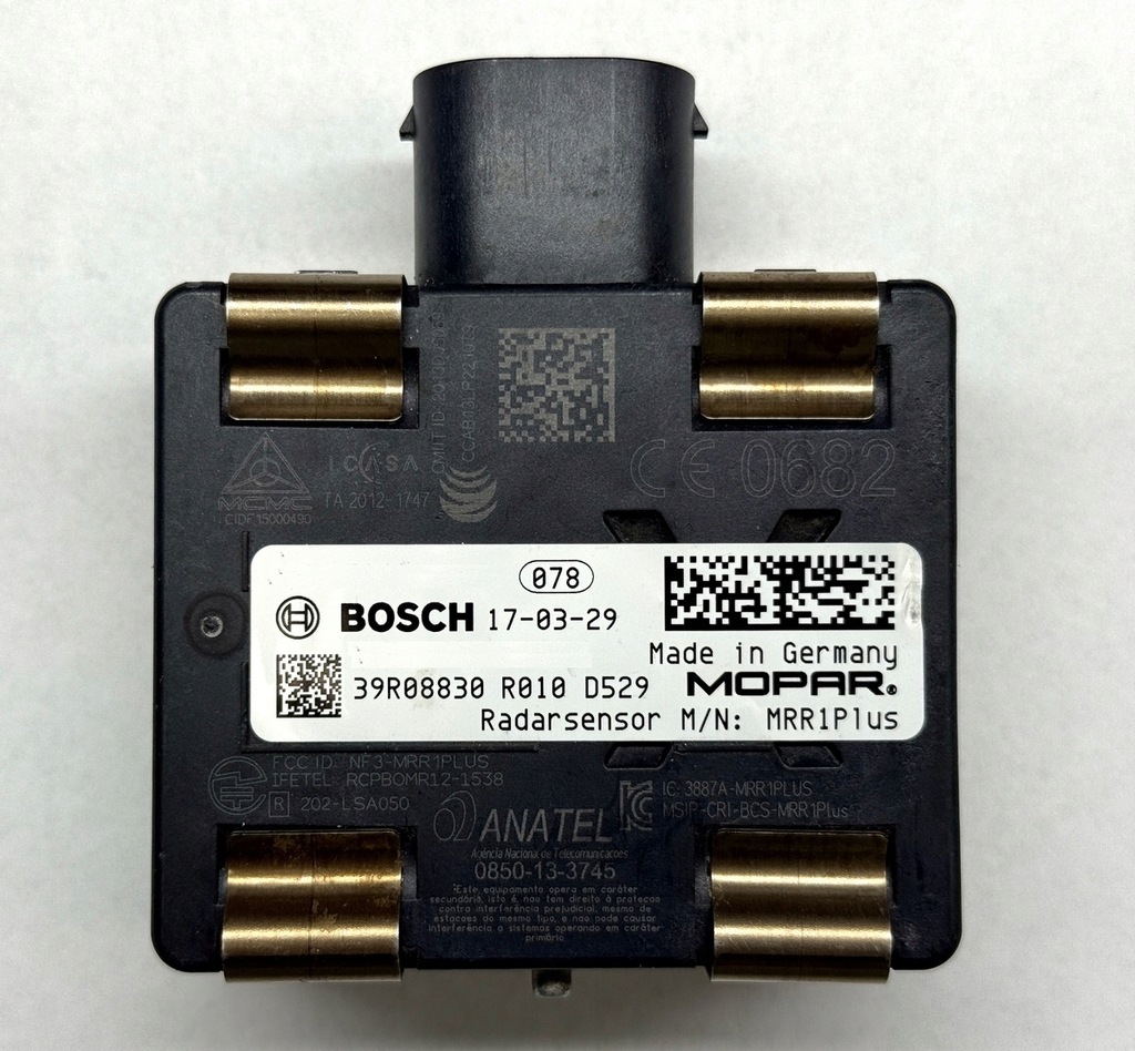 фото №1, Радар alfa romeo giulia 50544635 0203301523 bez vin