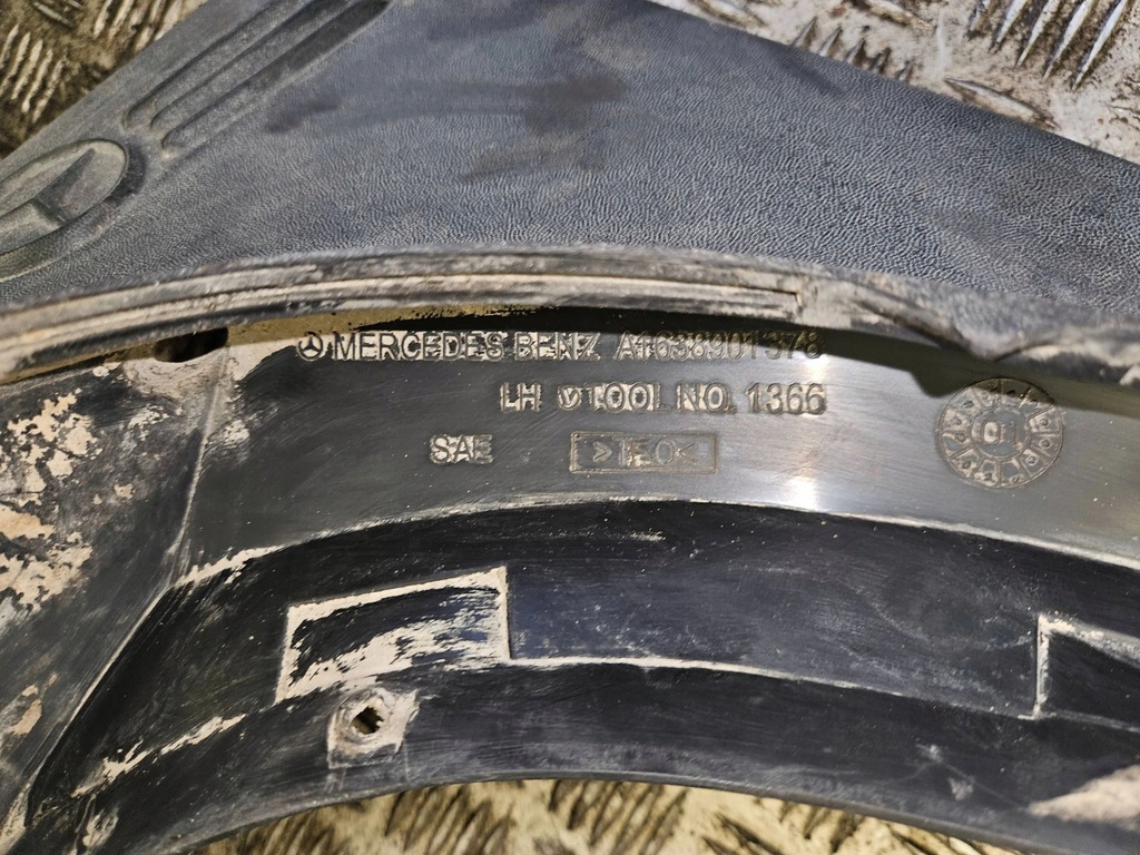 фото №5, Mercedes-benz ml w163 2003 ліва сторона бризковики задні