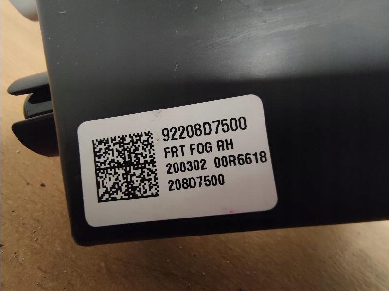 Противотуманная фара led drl hyundai tucson 3 18- 92208-d7500 Оригинал