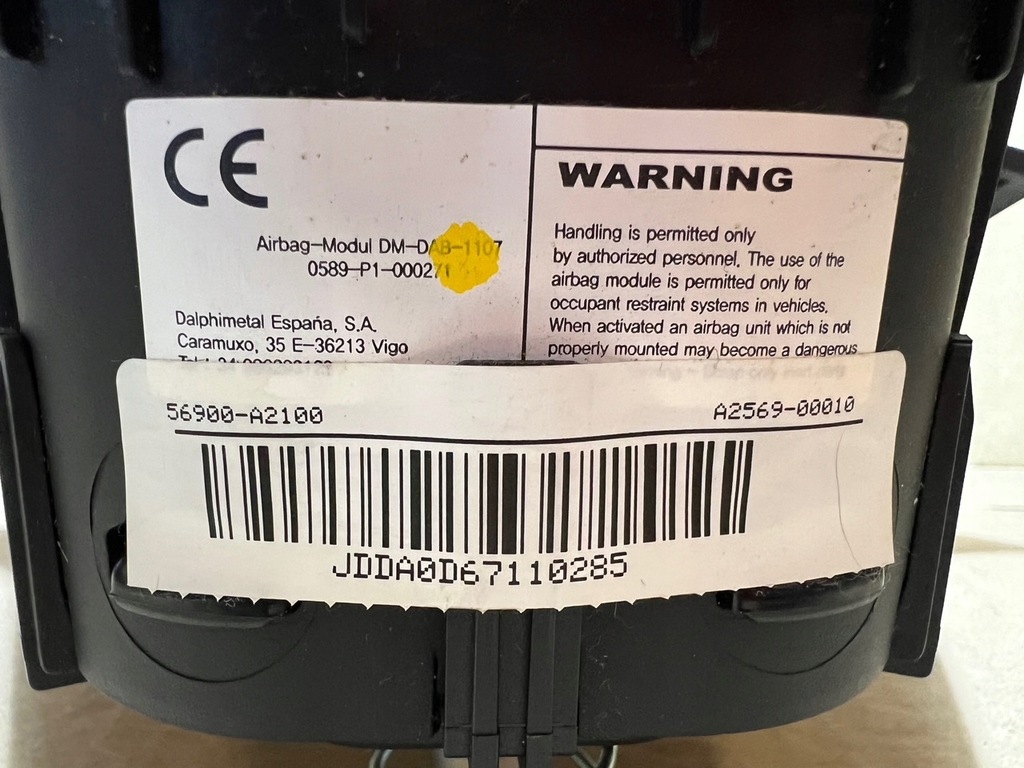 фото №11, Kia ceed ii подушка подушка безопасности водителя air bag руля 56900-a2100