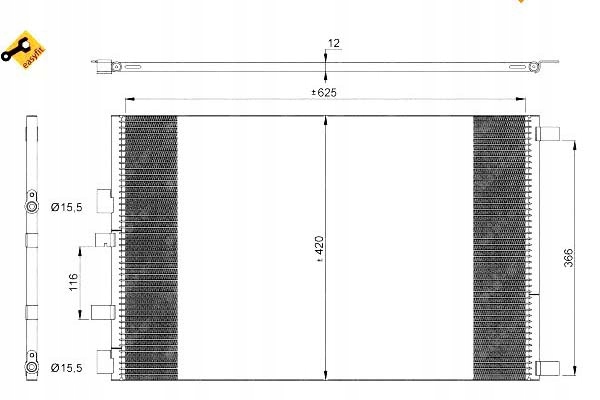 фото №13, Конденсатор радіатор кондиціонера [nrf]