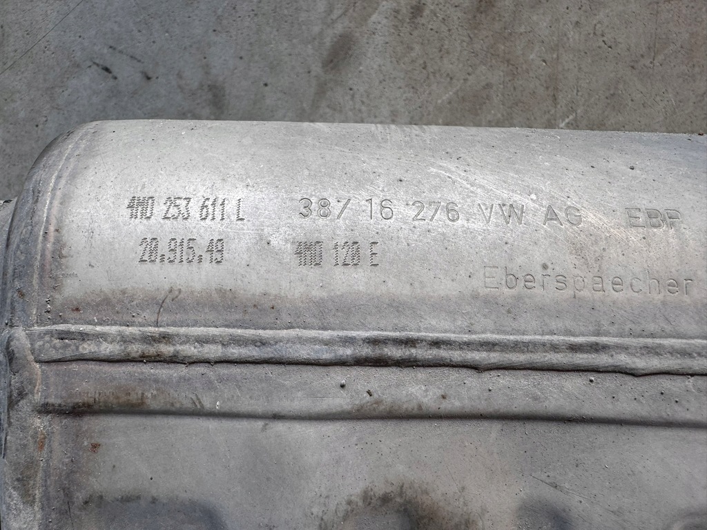 фото №9, Audi sq7 q7 4m 2015-2024 4.0 tdi гаситель выпускной выхлоп активный