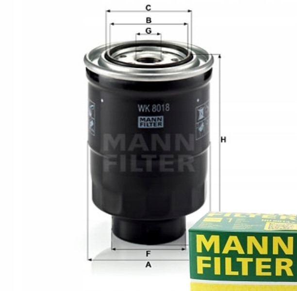 фото №1, Mann-filter wk 8018 x фільтр пального