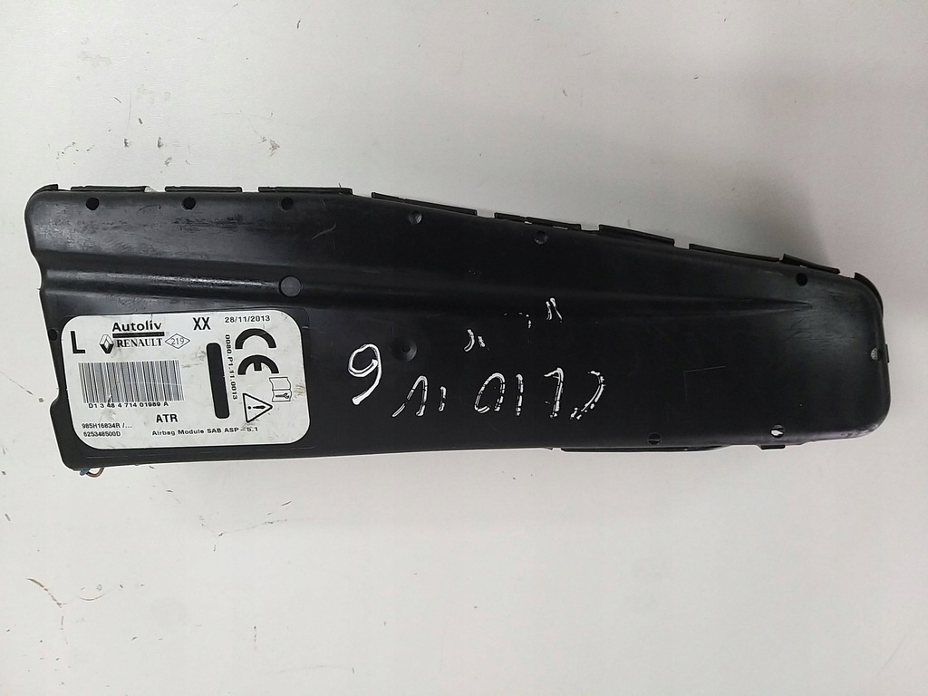 фото №1, Renault clio iv captur подушка сиденье подушка безопасности левая 12r-