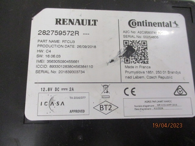 фото №8, Kadjar блок керування мультимедіа навігації 282759572r