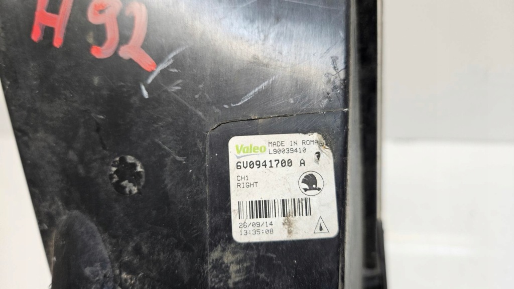 фото №11, Skoda fabia iii 14-18 противотуманная фара бампер перед правый