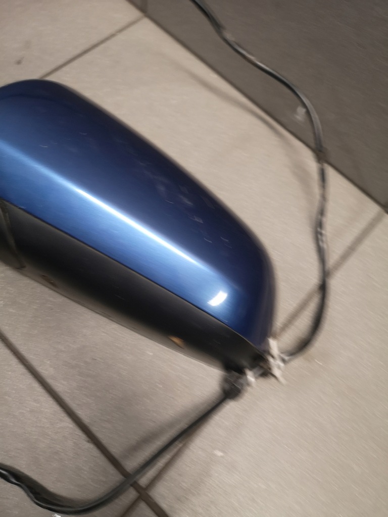 фото №7, Дзеркало зовнішнє ліва audi a4 b6 uk niebieskie