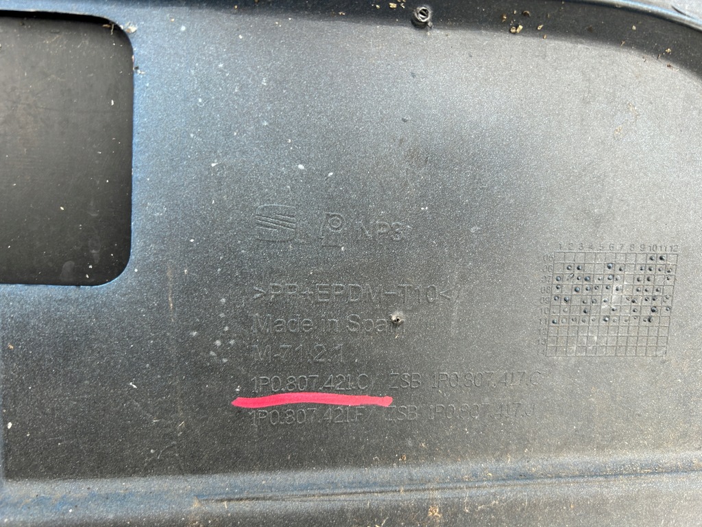 фото №10, Бампер задня задній seat leon ii 2 1p0 cupra fr 2005- 1p0807421c
