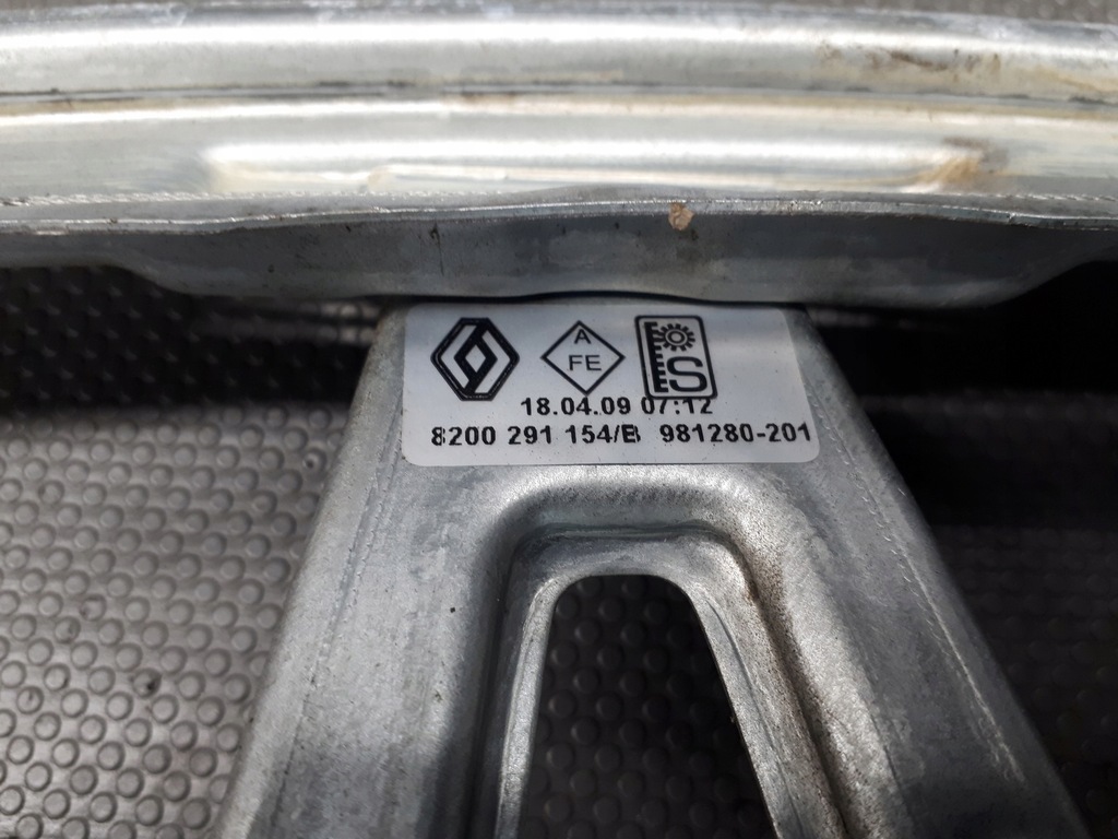 фото №8, 8200291154 механизм левый задняя renault clio iii 3d