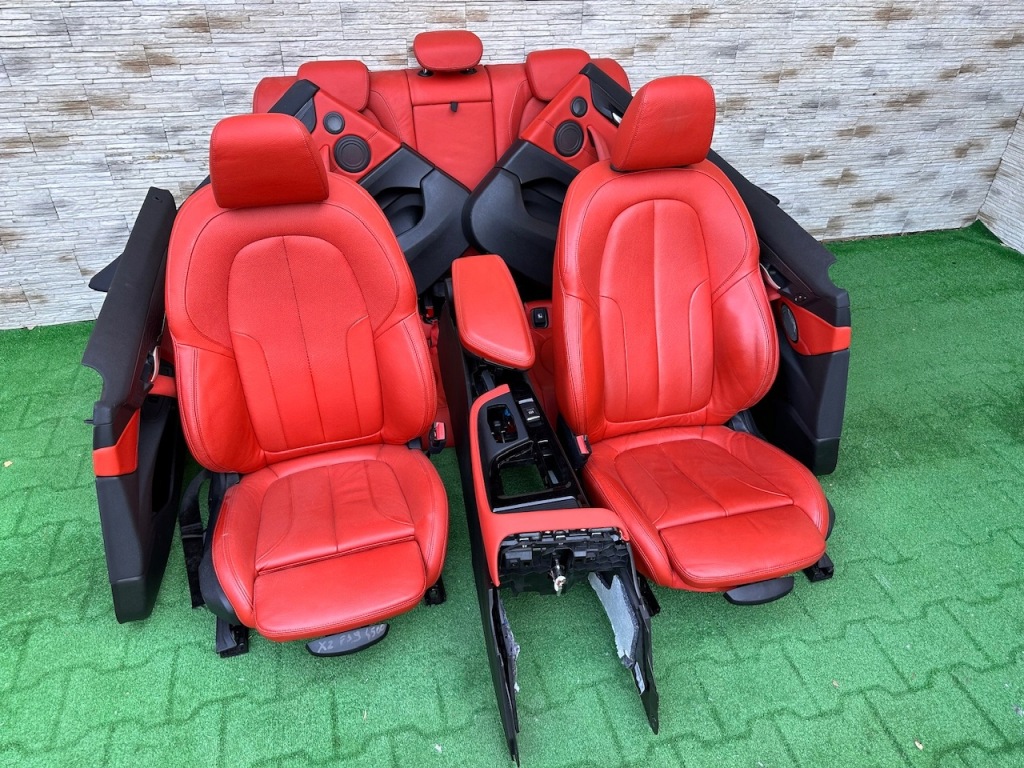 фото №1, Сидіння обшивки заднє сидіння спинка салон середина bmw x2 f39 magmarot