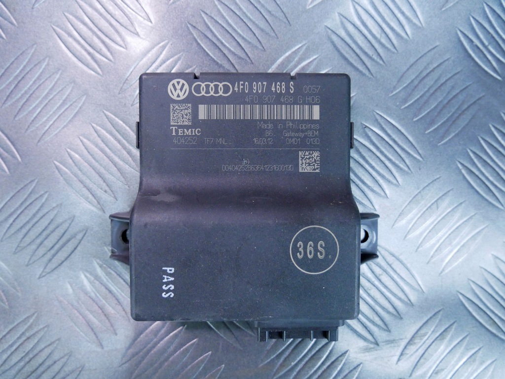 фото №1, Модуль блок управления шлюз 4f0907468s audi q7 4l lift