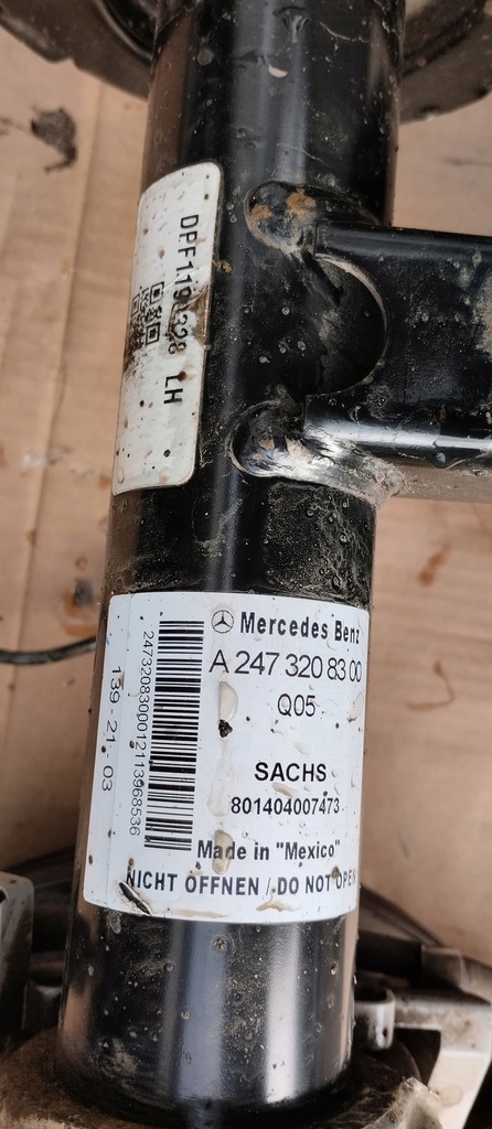 фото №6, Поворотний кулак супорт диск перед лівий mercedes glb 2.0 x247 w247 a2473320700