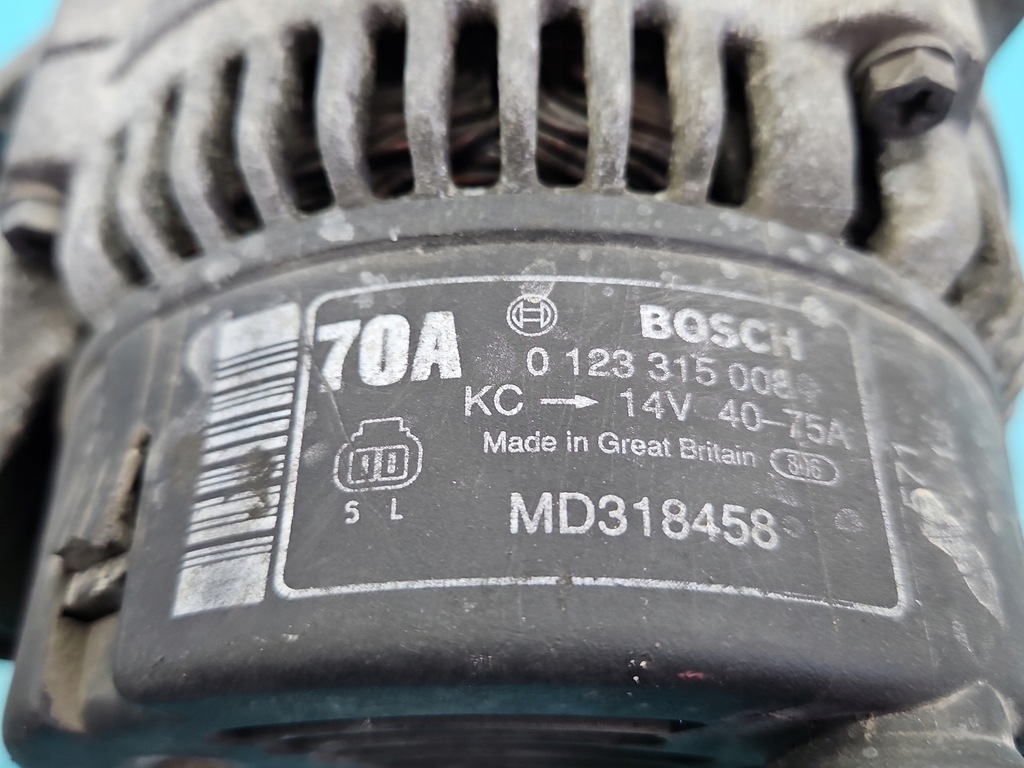 фото №6, Test генератор mitsubishi carisma 0123315008 1.6 16v