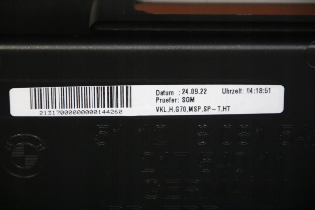 фото №10, Bmw 7 g70 m-pakiet бампер задняя задний 6xpdc 416