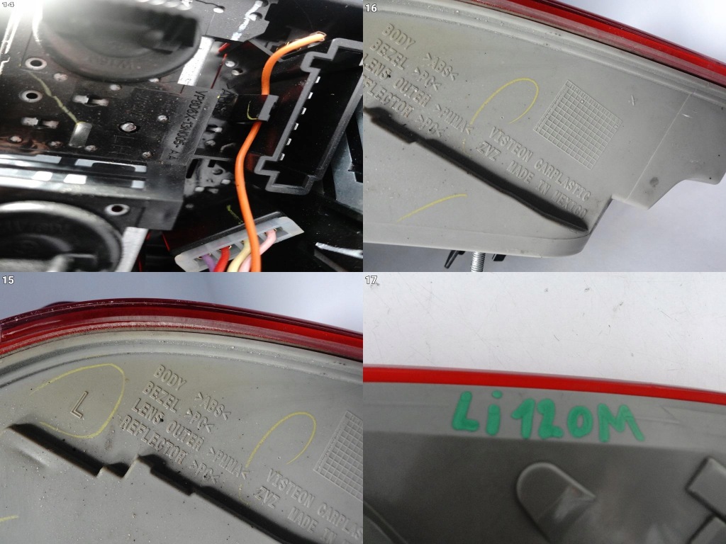 фото №15, Mercedes ml ii w164 lift / mopf 08-11 лампа led левая задняя europa