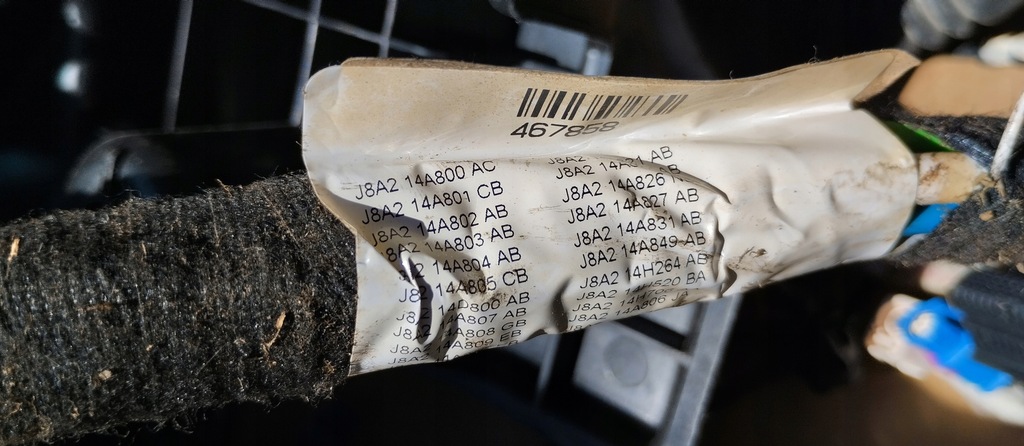 фото №5, Електропроводка джгут салону кабіни range rover velar l560 3.0 d 17r europa