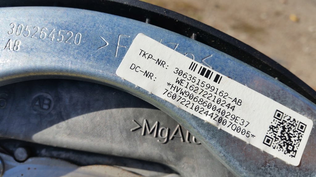 фото №7, Подушка повітряна подушка безпеки vw crafter