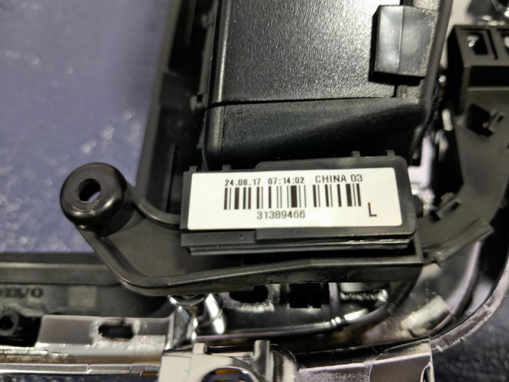 фото №11, Volvo s90 v90 ii 16- каркас рамка панелі dekor ґрати обдув хром 31403976