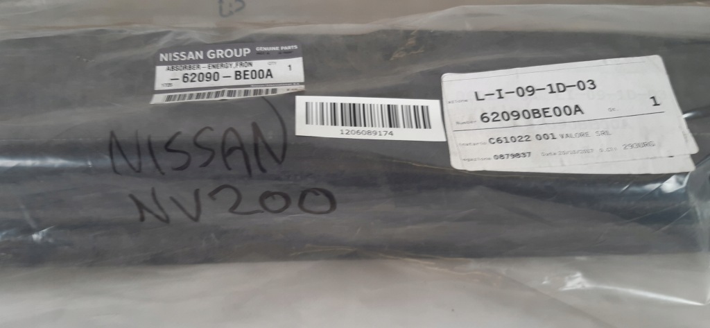Nissan nv200 абсорбер бампера перед 62090-be00a Киев