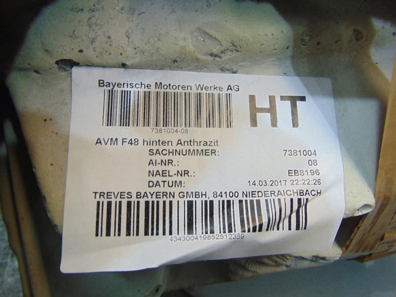 фото №5, Килимок обшивка підлога bmw x1 f48