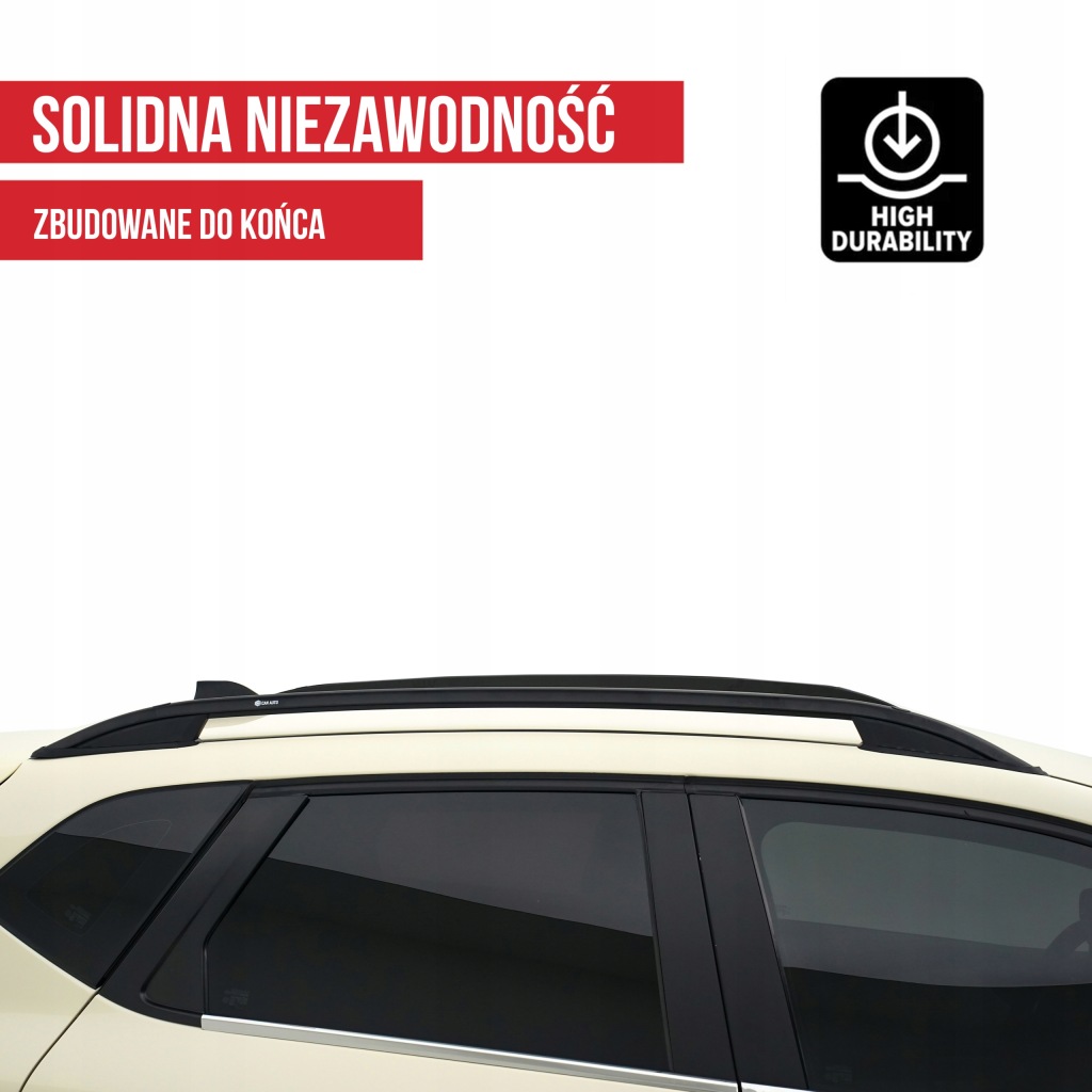 Turtle рейлінги дахові crown до renault kangoo 2 2007 - 2019 swb чорний Оригінал