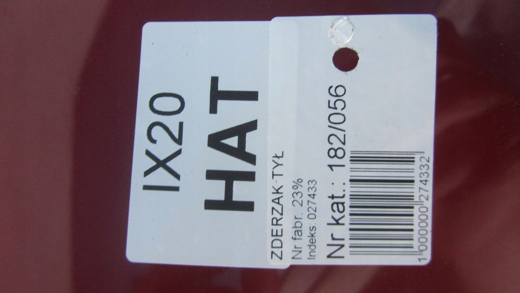 фото №13, Hyundai ix20 бампер задня задній hat 10-17 56