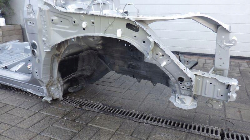 фото №7, Четверть лонжерон блок двигателя порог правый перед toyota rav4 v 5