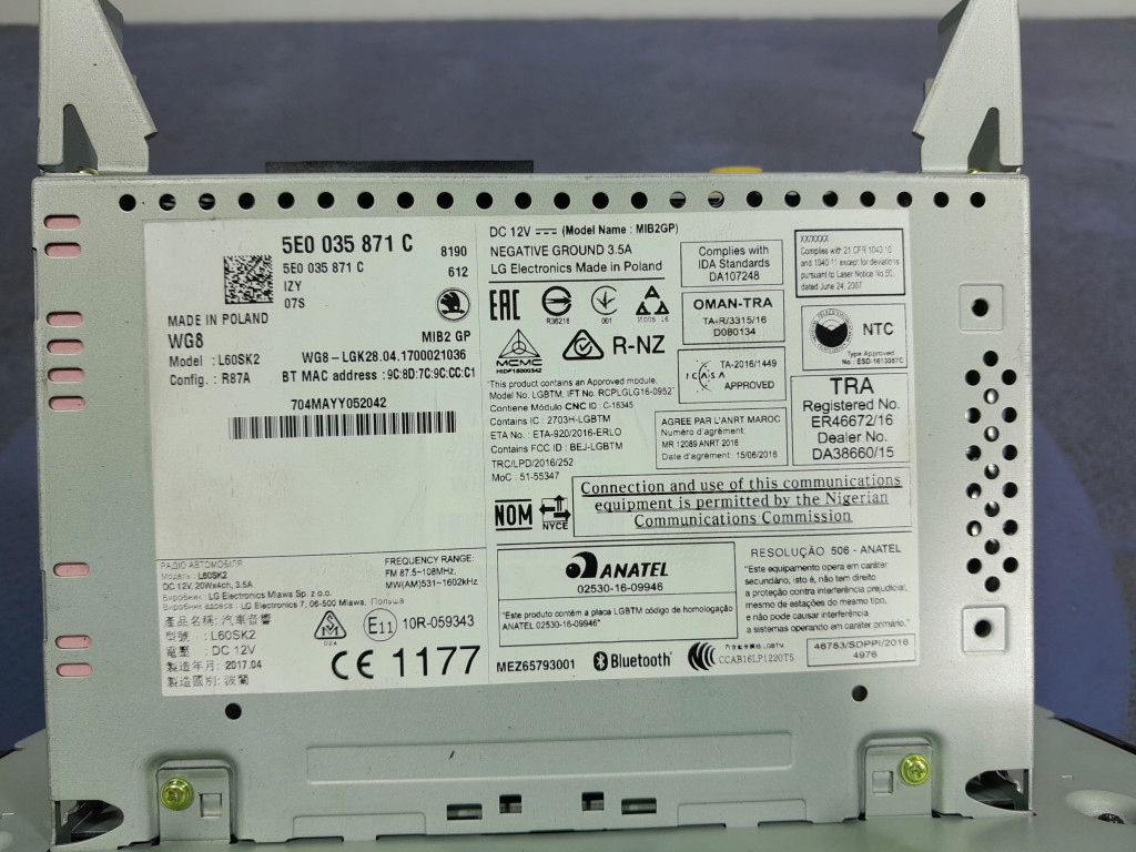 фото №8, Skoda octavia iii lift радио cd навигация 5e0035871c